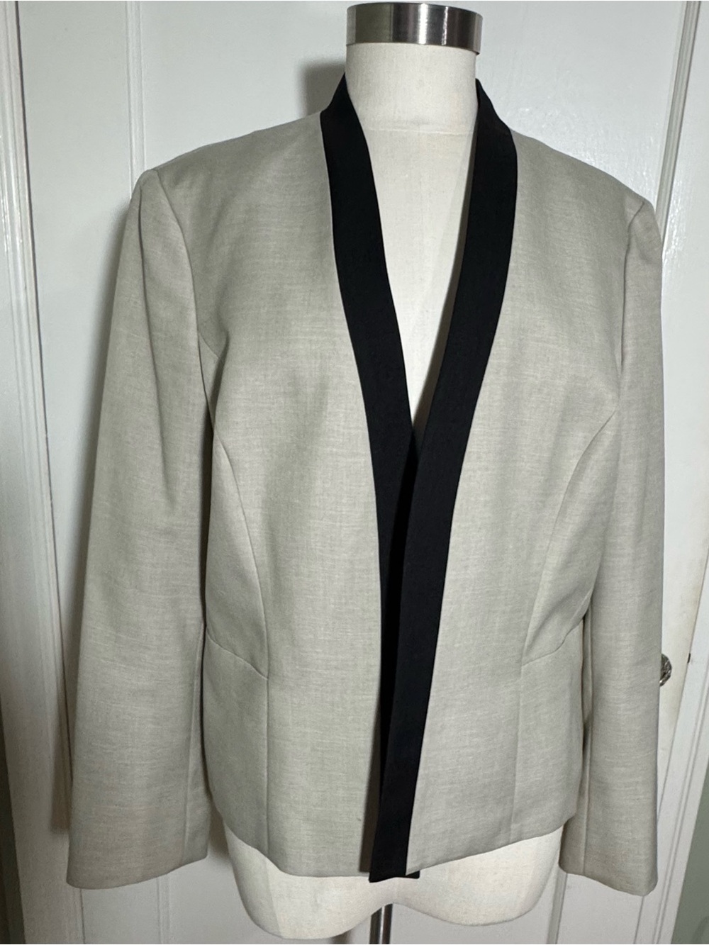 Evan Picone Black Label Black Lined Jacket